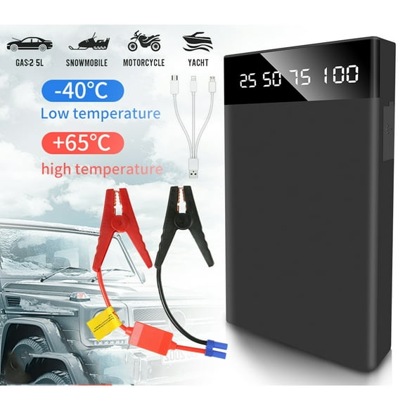 SAYFUT Portable 10000mAh Auto Battery Jump Starter Portable Mini Slim Car Jump Starter Engine Battery Charger