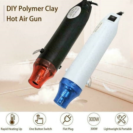 SAYFUT Portable Mini Heat Gun, DIY Electric Nozzles Tool, 300 Watt, DIY Hot Air Gun for DIY Embossing Shrink Wrap Drying Paint