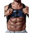 thumbnail image 1 of SAYFUT Sauna Vest for Men Waist Trainer Sweat Vest with Zipper Heat Vest for Weight Loss Sauna Suit Sweat Tank Top, 1 of 7