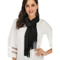 thumbnail image 1 of SAYFUT Scarf Long Trendy Style, 80 x14 inches Warm Winter Wear for Women and Men with Tassels Scarf, 1 of 8