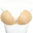 thumbnail image 1 of SAYFUT Self Adhesive Silicone Bra Strapless Bra 3/4 Cup Push up Invisible Bra Suit For Backless Dresses Wedding Party, Beige/ Black, 1 of 7