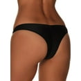 thumbnail image 1 of SAYFUT Sexy Women's The Itsy Back Ruched Teeny Cheeky Thong Bikini Swim Bottoms, 1 of 4
