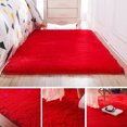thumbnail image 1 of SAYFUT Shaggy Area Rug Plush Fluffy Rugs for Bedroom Living Room, Super Soft and Comfy Carpet, Rugs for Kids Nursery Children,Black/ White/ Red/ Blue/ Pink/ Grey, 1 of 4