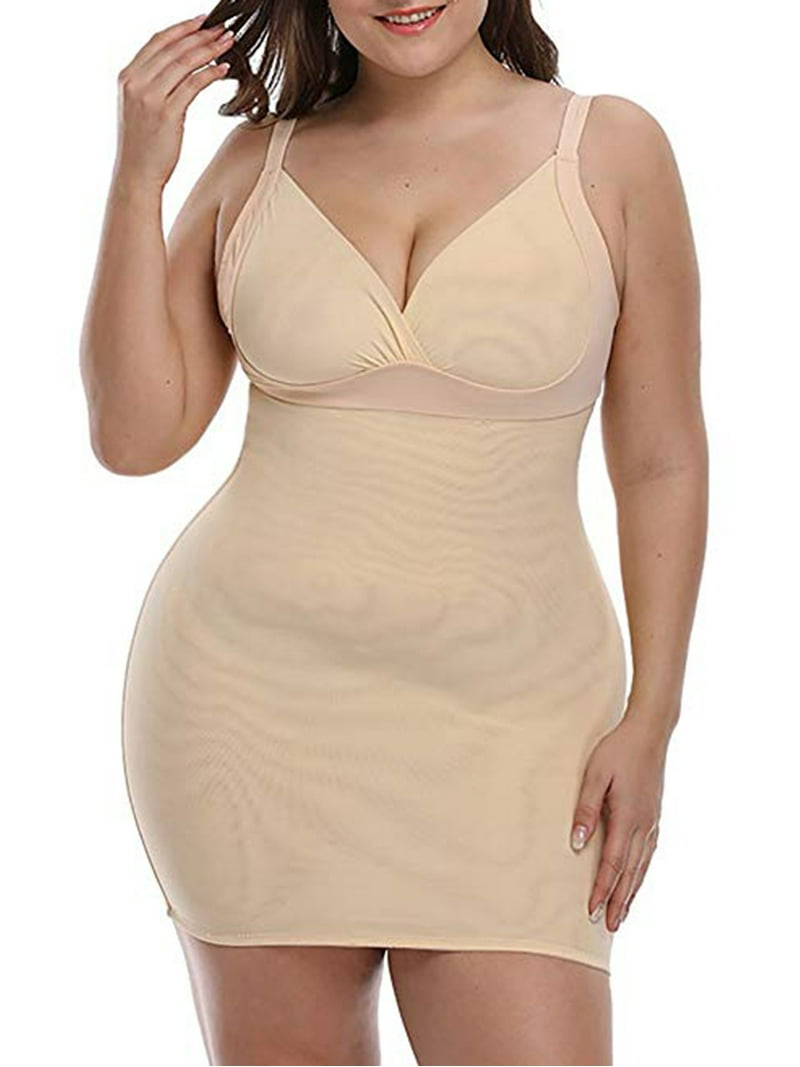 SAYFUT Shapewear Slip for Women Full Slips Dress Long Body Shaping