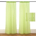 thumbnail image 1 of SAYFUT Sheer Chiffon Curtains, 78 inches Long Sheer Curtain for Living Room, Bedroom, Rod Pocket, 2 Panels, W40 x L78 Inches, 1 of 6