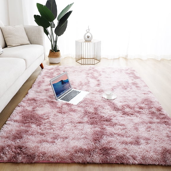 SAYFUT Smooth Soft Large Shaggy Fluffy Rugs Anti-Skid Area Rug Dining Room Home Bedroom Floor Mat, Non Slip Area Rug Pad for Wood Floor Anchor Grip Carpet Pad Grippers for Area Rugs Grip Rug Mat