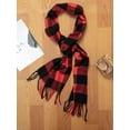 thumbnail image 1 of SAYFUT Soft Plaid Unisex Scarves Winter Plaid Scarf Fashion Tartan Knit Winter Warm Lattice Scarves, 1 of 7