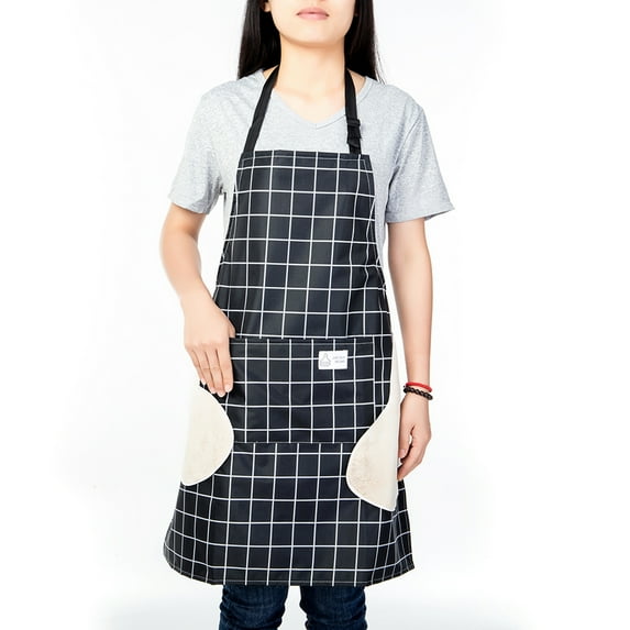 SAYFUT Soild Color Apron Adults Women Men Party Cooking Apron Kitchen Supplies