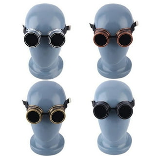 Skeleteen Steampunk Goggles Costume Accessories - Cyber Victorian Welding Glasses - 1 Piece