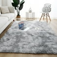 thumbnail image 1 of SAYFUT Super Soft Fluffy Floor Rug Washable Shag Rug Shaggy Area Rug, Non Slip Area Rug Pad, Bedroom Dining Room Anti-skid Carpet Yoga Mat Child Play Mat, 1 of 5