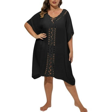 SAYFUT Swimsuit For Women Cover Up Shirt Swimsuit Beach Bikini Beachwear Bathing Suit Loose Dress Swim Tops