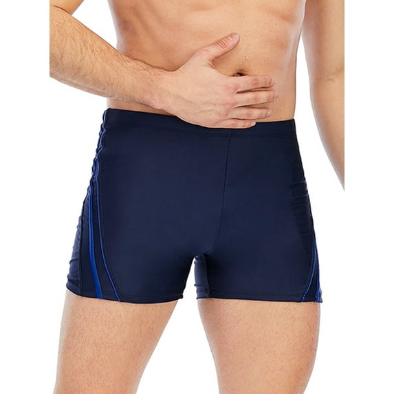 SAYFUT Swimwear Swim Trunks for Mens Swim Shorts Men's Boys Boardshorts, Surf Swim Trunk Short Beach Water Shorts Swimsuit,Size S-XL/Blue