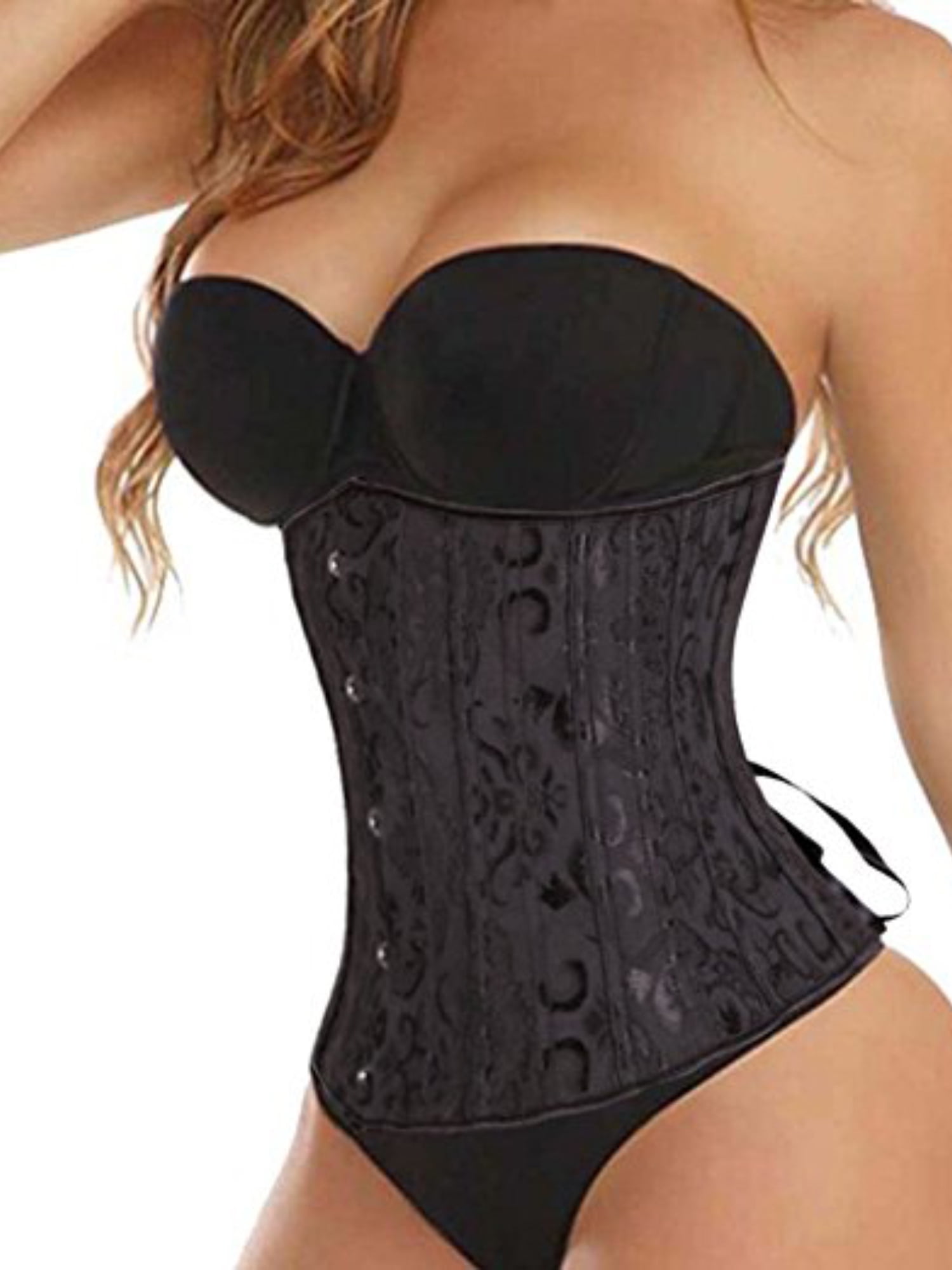 SAYFUT Waist Training Corset Shaper 24 Steel Boned Bahrain Ubuy