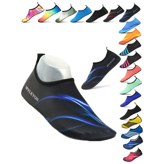 SAYFUT Water Shoes Beach Shoes for Men Women Barefoot Quick-Dry Aqua Shoes Swim Surfing Beach Shoes Yoga Pool Exercise Beach Shoe