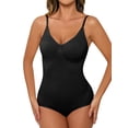 thumbnail image 1 of SAYFUT Women High Waist Tummy Control Panties Shapewear Butt Lifter Body Shaper Slimming BoyShorts Black, 1 of 5