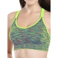 thumbnail image 1 of SAYFUT Women's Active Middle Impact Keyhole Racerback Seamless Sports Bra, 1 of 5