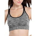 thumbnail image 1 of SAYFUT Women's Adjustable Back Padded Sports Bra Seamless Mesh Racerback Middle Impact, 1 of 7