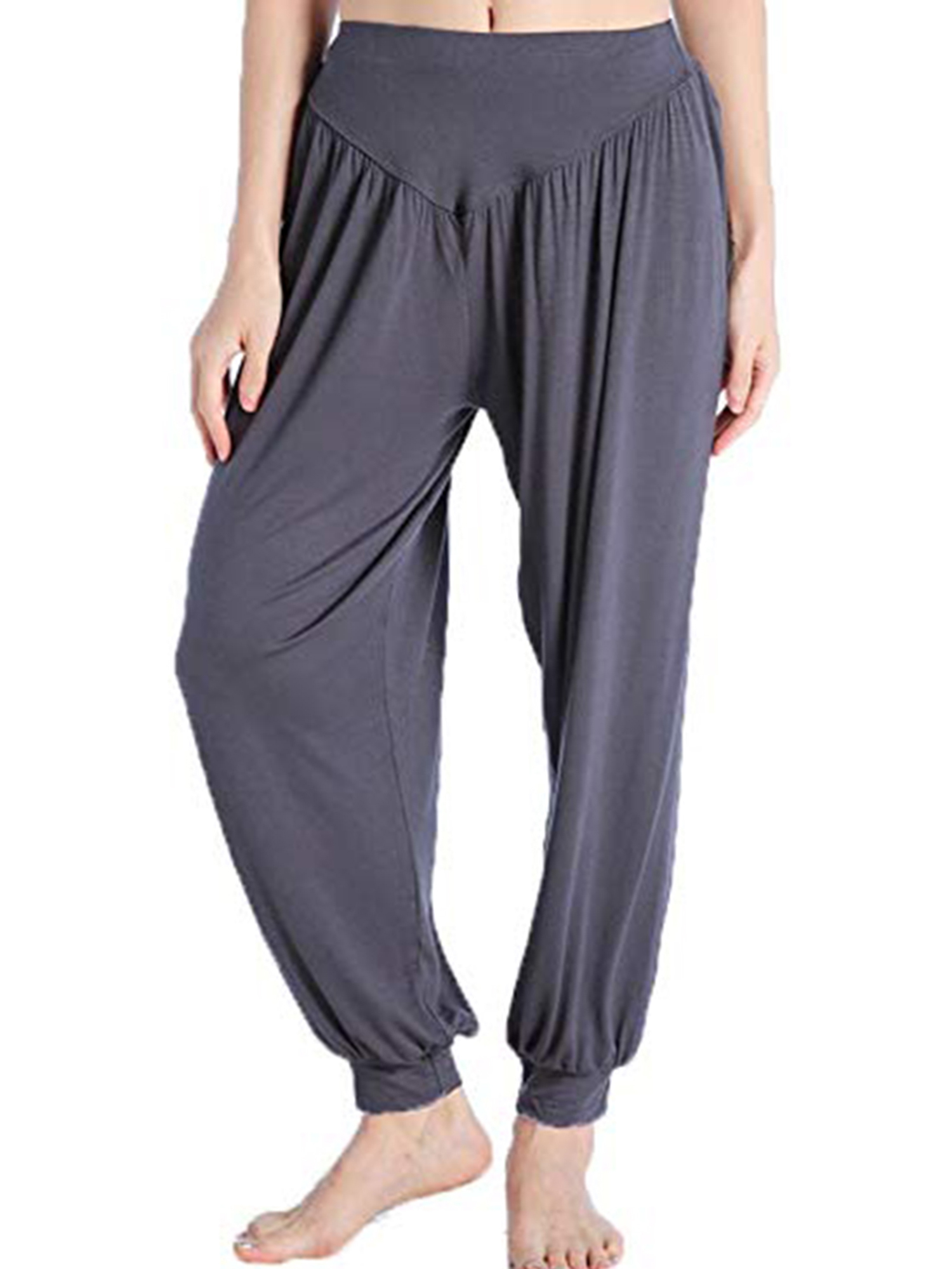 SAYFUT Women's Casual Yoga Pants Loose Fit Style Trousers Wide Leg ...