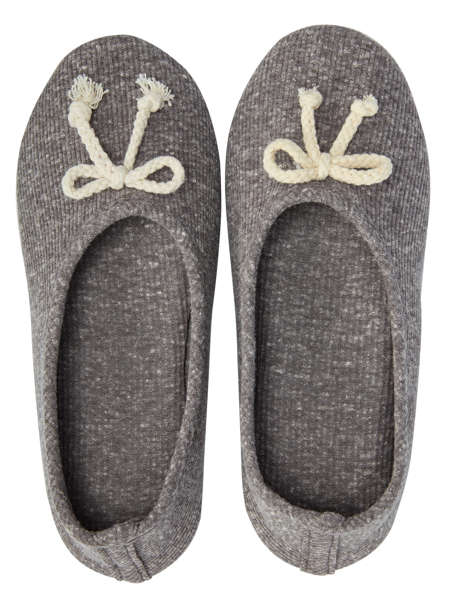 Holibanna Bow Knot Cotton Slippers - Soft, Non-Slip Indoor Slippers For Women