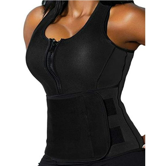 SAYFUT Women's Extra Firm Control Tummy Shapewear Waist Trainer Slimming Vest Adjustable Waist Shaper Belt with Weight Loss Regular Size S-6XL