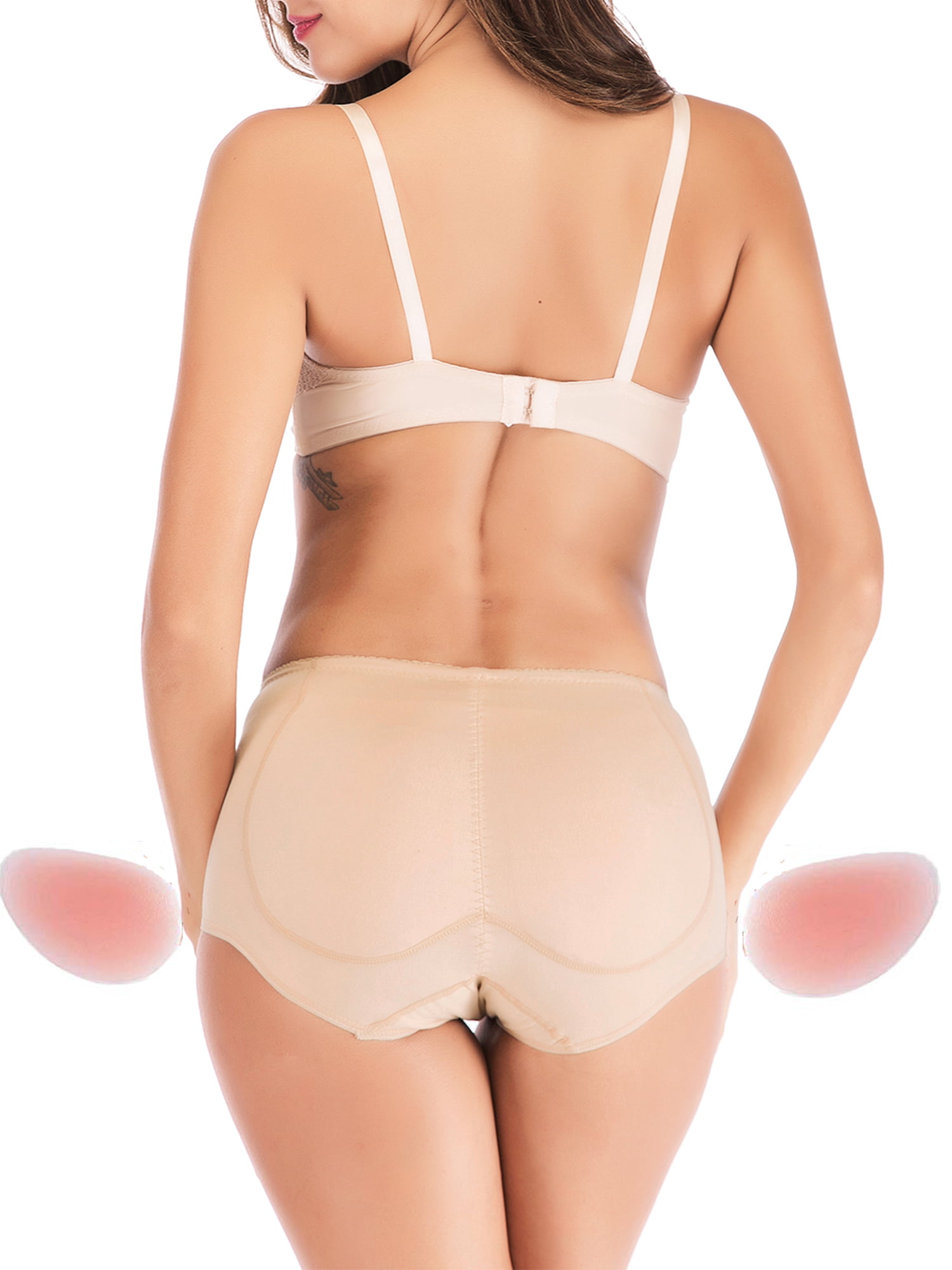 LAFGUR Women Underwear Hip With Silicone Pad Fake Buttock Butt Padded TY 