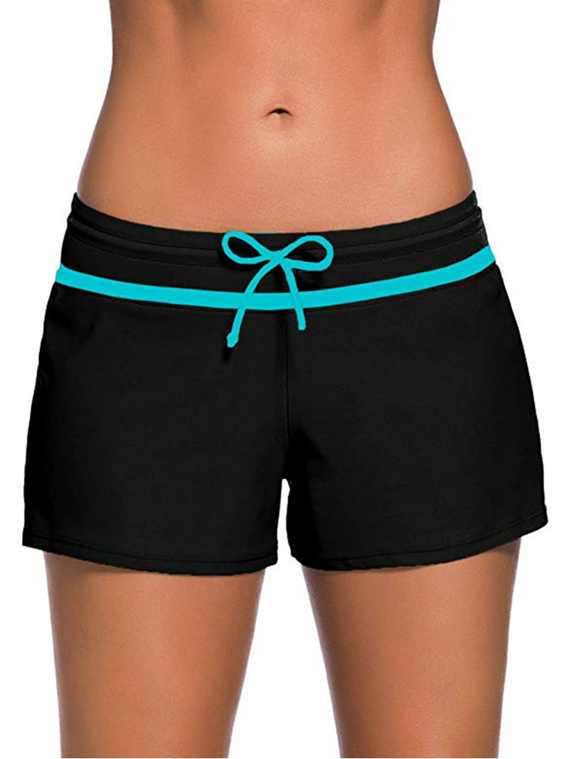 SAYFUT Women's Swimwear: Adjustable Waistband, Boy Shorts Swimming