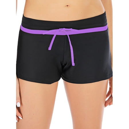 SAYFUT Women's Fashion Adjustable Waistband Swimsuit Bottom Boy Shorts Swimming Panty Bathing Suits Plus Size