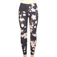 thumbnail image 1 of SAYFUT Women's Girls Leggings Spring Floral Printed Brushed Seamless Stretchy Tights Pants, 1 of 7