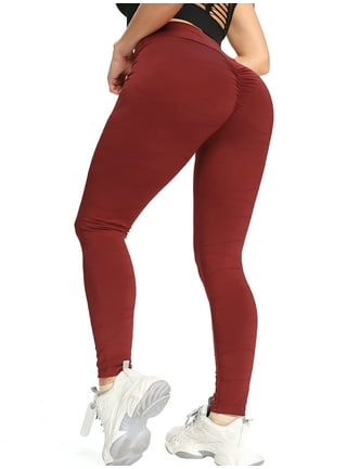 SAYFUT Butt Lifting Sexy Leggings for Women High Waisted Yoga Pants Workout  Tummy Control Sport Tights Pants