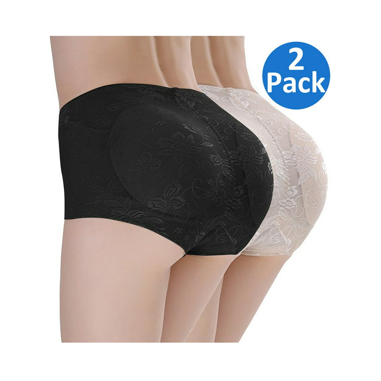 SAYFUT Women's Seamless Control Panties Shapewear Butt Lifter Padded Panty  Enhancing Body Shaper Shaping Boyshorts 