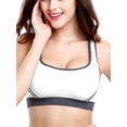 thumbnail image 1 of SAYFUT Women's Seamless Padded Cups Sports Bra for Running Workout Yoga Fitness with Removable Pads, 1 of 7