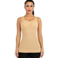 thumbnail image 1 of SAYFUT Women's Seamless Slimming Vest Posture Corrector Vest Body Shaper Tank Tops White/Black/Beige, 1 of 7