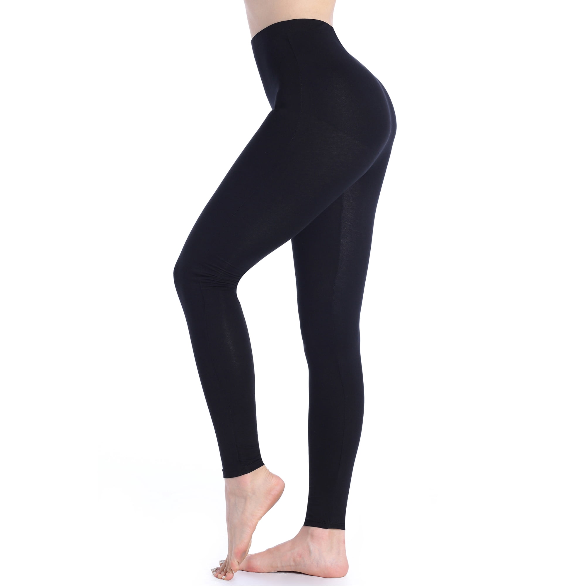 Sanselig Australsk person chap SAYFUT Women's Stretch Yoga Pants High Waist Tummy Control Leggings Tight  Trousers Black/Dark Grey - Walmart.com