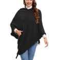 thumbnail image 1 of SAYFUT Women's Super Soft Lightweight Cape Poncho Blanket Shawl Pullover - One Size Spring Summer Shawl Poncho Pullover, 1 of 8