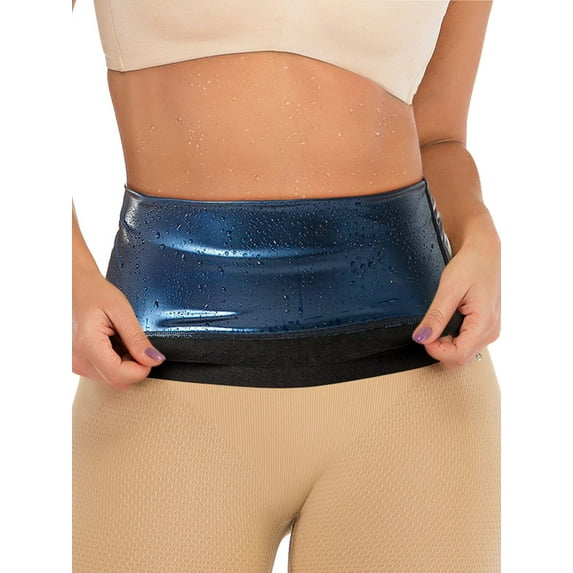 SAYFUT Women's Waist Trainer Trimmer Sauna Sweat Belt Waist Cincher Girdle Slimming Body Shaper Belt