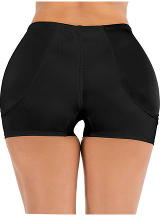 SLIMBELLE Womens Booty Booster Panty Breifs Butt Lifter Body Shaper Black  Underwear Shorts