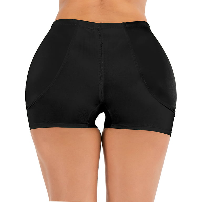 SAYFUT Womens Hip Enhancer Pads Shapewear Butt Lifter Mid Waist Shapewear  Seamless BoyShorts Panties