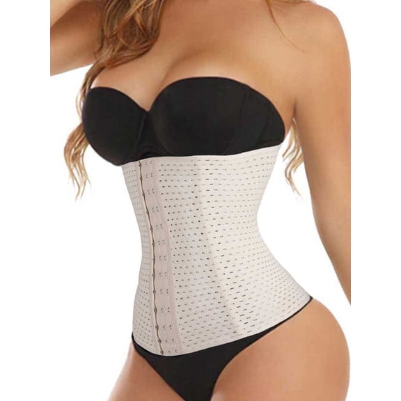 SAYFUT Womens Ultra Firm Control Shapewear Fat Burner Fitness Workout Waist Trainer Cincher Corset Tummy Shaper Girdle Plus Size S-6XL