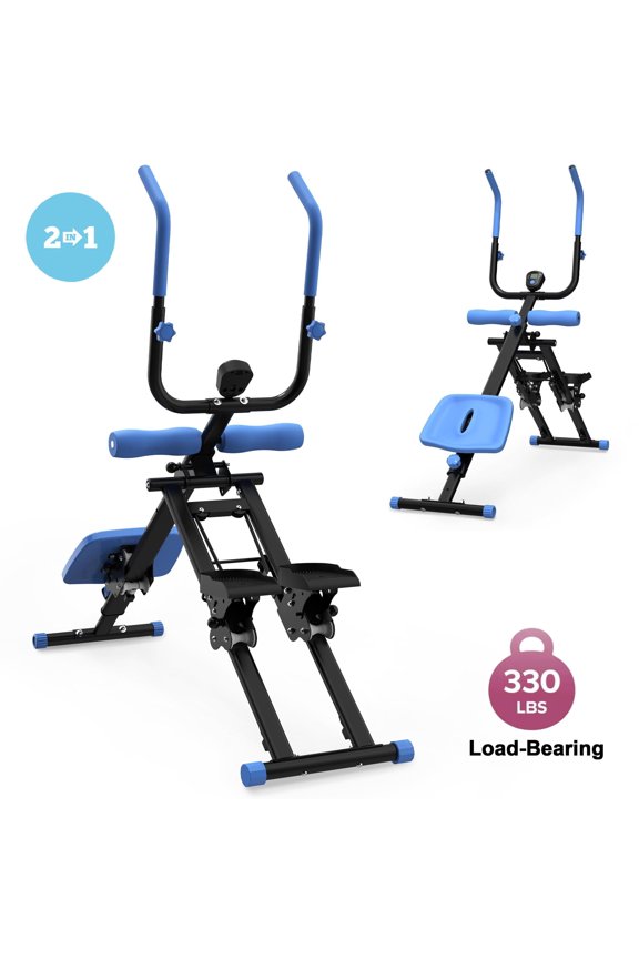 【SAYGOGO】2 In 1 Stair Stepper & Ab Workout Machine - Multi-Function Trainer-Upgrade High-Efficiency Stairmaster & Ab Trainer Machine Full-Body Exercise Equipment For Home Gym Exercise