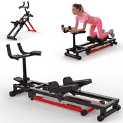 SAYGOGO 3-in-1 Spine Twist Stretcher & Stair Stepper, Adjustable Waist Trainer with LCD Display for Home Workout,1 Piece, 300 lb Capacity