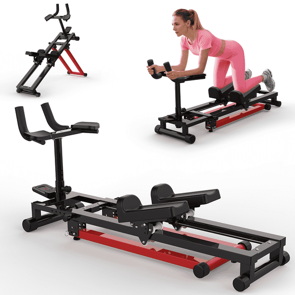 SAYGOGO 3-in-1 Spine Twist Stretcher & Stair Stepper, Adjustable Waist Trainer with LCD Display for Home Workout,1 Piece, 300 lb Capacity
