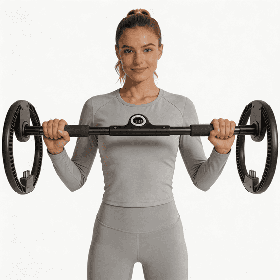 SAYGOGO Adjustable Forearm & Wrist Trainer, 3 Counterweights, Dual-Wheel, Portable