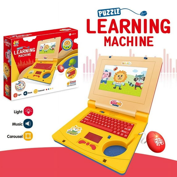 SAYLITA Infant Toys Baby Tablet Laptop Toys for 6 12 18 Month Old Boys and Girls, Baby Musical Toys My Own Leaptop Toys Color Baby Toys Birthday Christmas Gifts for 1+ Year Old