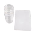 thumbnail image 1 of SAYOO 2 Pcs Manicure Stamp with Cover, Silicone Transparent Art Tool, 1 of 7