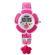 SAYOO Children's Flower Electronic Digital Watch, 3D Cute Cartoon Waterproof Wristwatch, Kids Girls Wrist Watches