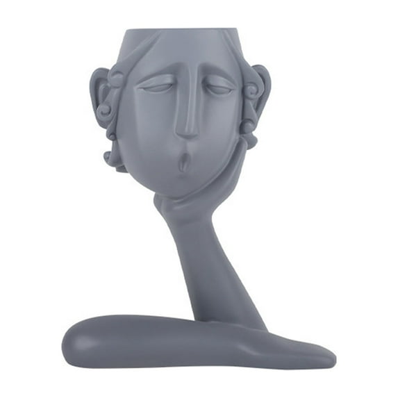 SAYOO Desktop Decor Single Hand Head Shaped Figurine Statue Resin Artware