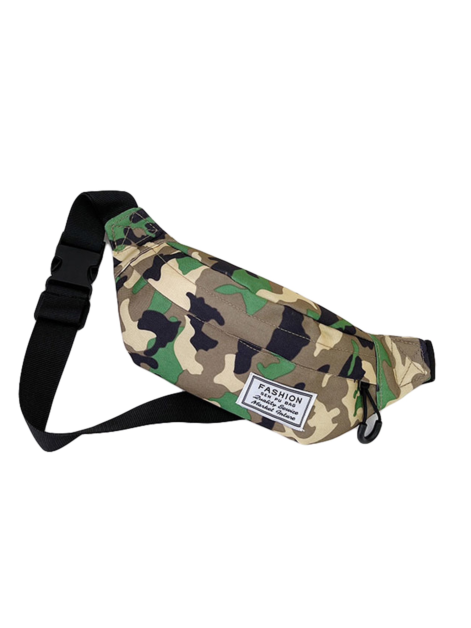 SAYOO Kids Waist Bag Multipurpose Camouflage Print Chest Pack Messenger Bag for Boys Girls Khaki Brown Army Green Gray Walmart