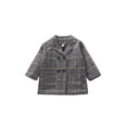 thumbnail image 1 of SAYOO Toddler Boys Winter Coat Long Sleeve Button Warm Wool Overcoat Causal Jacket Outwear, 1 of 9