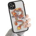 thumbnail image 1 of SAYTAY Compatible with iPhone 11 Case for Clear Fashion Animal Dragon Cartoon Pattern Frosted PC Back 3D and Soft TPU Bumper Protective Silicone Shockproof Protective Case for iPhone 11, 1 of 7