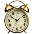 thumbnail image 1 of SAYTAY Twin Bell Alarm Clock, 4-Inch Table Analog Desk Alarm Clock Battery Operated with Backlight Loud for Heavy Sleepers Bedroom (Arabic), 1 of 8